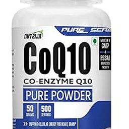 NutriJa COENZYME (COQ10) POWDER - Rich in Antioxidant, Promotes Heart Health & Boosts Energy (50 Grams)-image-55