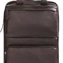 Leather Laptop Backpack for Men & Women | 15 inch College Bag for Boys & Girls | Lightweight Office Backpack with Splash-Proof Design & Adjustable Padded Straps-picture-14