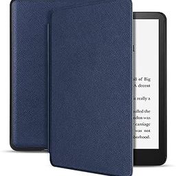 Kindle Paperwhite Case - All New PU Leather Smart Cover with Auto Sleep Wake Feature for Kindle Paperwhite 11th Generation 6.0" and Signature Edition 2022 Released (Dark blue)-picture-28