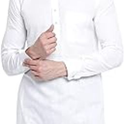 Men's Cotton Regular Fit Casual Linen Blend Kurta Linen Fabric. It Has A Pockets And Cuff Sleeves. || Elegance For Holi & Eid Celebration-image-25