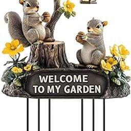 The STYLE SUTRA Squirrel Decorative Garden Stake 2D Yard Sign for Courtyard Pathway Backyard1 Squirrel Decorative Garden Stake-image-50