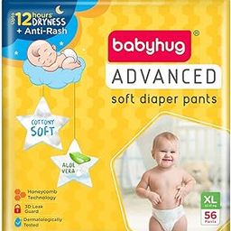 Babyhug Advanced Pant Style Infant Diaper -Extra Large Xl 56 Pcs-image-45