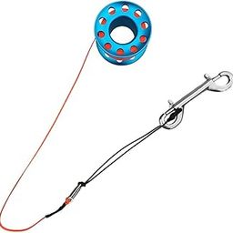 MERISHOPP Scuba Diving Dive Reel Aluminum Alloy Finger Spool 15m Line Bolt Snap Blue| Sports Equipment | Outdoor Sports Gear | Exercise Gear-image-35