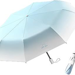 UV Umbrella, Small Umbrella for Sun Protection, 5 Fold Stylish Capsule Umbrella for Women Men Kids Girls Boys Perfect Sun and Rain & Windproof 8 Ribs Design (UPF50+)-picture-47