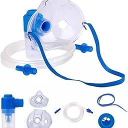 Luxus Combo Nebulizer Kit Essential Replacement Parts for Nebulizers, Kids Mask & Adult Masks Included-picture-22