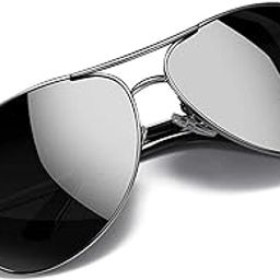 Polarized Sunglasses Wayfarer UV Protection Aviator Goggle Men' Sunglasses (Black) - Pack of 1-image-10