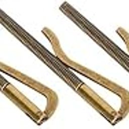 5pcs Money Cash Clip, 68mm High Hardness Spring Electroplated Steel Metal Money Clip for Leather Wallet Cash Check Credit Card(Bronze)-27