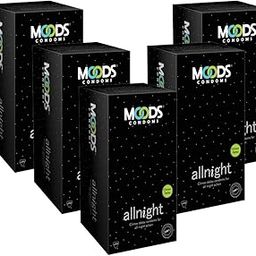 A 'MOODS' All Night Condom Made of Natural Rubber Latex For Men(5 Pack Of 12 Condom Each)-8