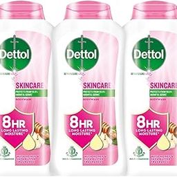 Dettol Body Wash and Shower Gel for Women and Men, Nourish (Pack of 3 - 250ml each) | Soap -Free Bodywash | 8h Moisturization-image-16