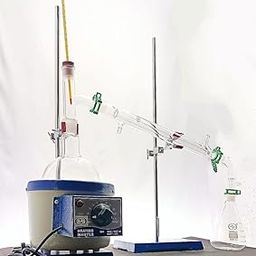 ISKO® Borosilicate glass home distillation unit with Heating Mantle, Stands clamps and Glass parts (2000 ML)-image-74