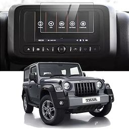 [2 Pack] Screen Protector For Mahindra Thar Car Accessories Navigation Touch Screen Guard - Thar 7inch Clear-9