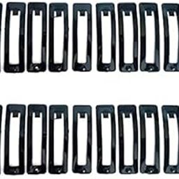 HP HIGH PROFILE Tic Tac Hair Clips Made As Korea_Korean and Hair Accessories for Women and Girls, 24 Pcs (Pack of 2) Black Glossy and Matte-image-22
