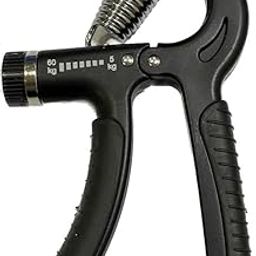 KIYO 5-60 KG Adjustable Spring Hand Exerciser | Finger Exerciser| Hand Grip Strengthener for Men & Women (Multicolor) (Black)-image-25
