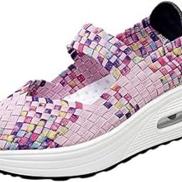 Women's Woven Sports Shoes | Soft Sole Dance Shoes-image-34