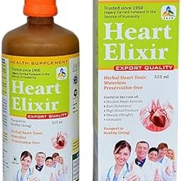 Heart Elixir for Blocked Heart Arteries, Bad Cholesterol, High Blood Pressure, Asthma, Arthritis, Cough & Cold, Acidity, Constipation etc. (1)-25