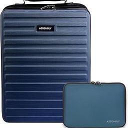 Assembly Unisex Hard Shell Backpack with Padded Laptop Compartment and Gadget Organizer Teck Kit-image-11
