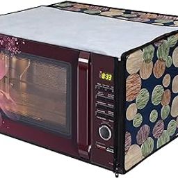 Lithara Printed Waterproof Microwave Oven Cover for LG 28 Litre Convection Microwave Oven MC2846BCT | Sams71 (Multicolor)-15