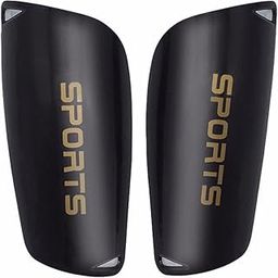 Lightweight Youth Football Shin Pads – Breathable Protective Gear for Kids, Girls, Boys, Toddlers, Teenagers(2Pcs) (Adult Black)-image-98