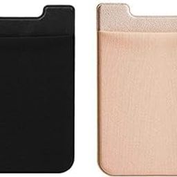 Stealodeal Silicone Multipurpose Adhesive Phone Jacket Card and Earphone Mobile Holder Pouch Case For All Mobiles Models (Black, Gold)-6