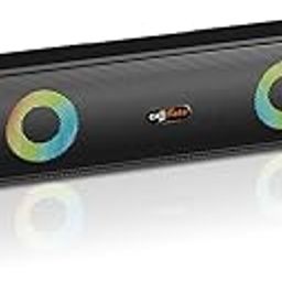 callmate BoomBar 10W Bluetooth Soundbar, Fast Charging with 4800mAh Battery, AUX, USB, TF Card Support, Soundbar BT Speaker for TV, Mobile, PC, Tablets, Laptops (Black, RGB Light)-picture-20