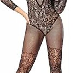 Women's Polymide and Elastane Full Body Stocking-image-46