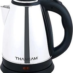 Thangam Stainless Steel Electric Kettle 1.5 Litre | 230V - 1500W | for Boiling Water, making Tea and Coffee, Single Touch Lid Locking (Silver-Black)-picture-30