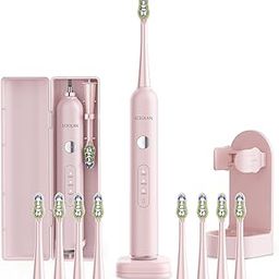 Sonic Electric Toothbrush Set, 8 Brush Heads-image-53