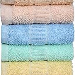 HSR Collection Premium Cotton Hand Towel Set of 6 Piece- 120 GSM, Multicolor-image-76