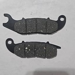 BON Metal Front Brake Pad Compatible with Activa N/M 125cc Single Plunger, Aviator Single Plunger, Honda Grazia & More | Superior Stopping Power and Performance Auto Part - BP15-19