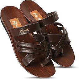 Men's Synthetic Leather Sandals, Criss-Cross Straps, Indoor and Outdoor Casual Wear-image-65