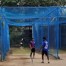 Cricket Net-04 Box Type Net Half Pitch (25 ft X 10 ft Box Size)-(Pack of 1) Cricket Net (Blue)-image-39