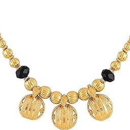 Traditional 3 Wati Gold Plated Princess Style Mangalsutra for Women-image-22