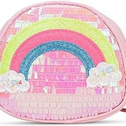 Laser Holographic Rainbow Crossbody Bag Sequins Bow Purse Cute Shoulder Bag Coin Purse Handbag Cute Tote Girl Messenger Girl Child Tote Wallet Flash kids Crossbody Bag(Rainbow Multi Colour)-image-82