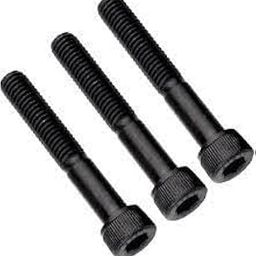 M5 x 35mm (3.5 cm) length High tension black allen head half thread hexagonal socket head cap screws - 5 Nos-9