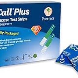 On Call Individually Pouch Blood Glucose Test Strips | Pack of 25 Glucose Test Strips-1