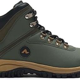Men's Trekker Shoes Olive/Black - Lightweight, and Trendy Design-picture-19