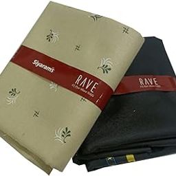Men's Print Shirt and Trouser Unstitched Fabric Set -Gift Pack (Multicolour_Free Size)_04-46