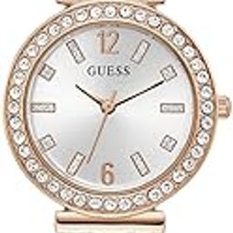Stainless Steel Analog White Dial Women Watch-Gw0401L3, Rose Gold Band-image-11