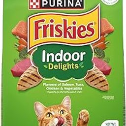 Purina Friskies Indoor Delights Adult Dry Cat Food, 2.5 kg, Contains Salmon, Tuna, Chicken and Vegetables Flavours-image-57