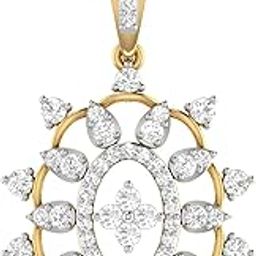 pc jeweller Yellow Gold and Solitaire Pendant for Women-picture-33