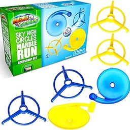 Marble Genius Sky High Circles - Marble Run Accessory Add-On Set (6 Pieces)-25