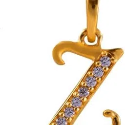joyalukkas Impress Collection 22k Yellow Gold Pendant-picture-11