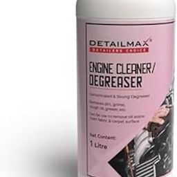 DETAILMAX Engine Cleaner Degreaser Concentrate 1L for Car and Bike, Water Based Non Toxic Formula,12 pH Alkaline-based can be Diluted 50ml in 1 Litre Water, Tough on Dirt but Easy on Engine.-image-26