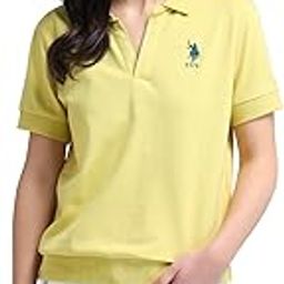 u.s. polo assn. Women's Solid Relaxed Fit T-Shirt-picture-19