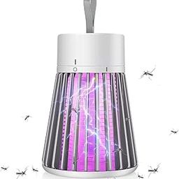 MAKE A WISH Mosquito Killer Machine USB Powered Bug Zapper Mosquito Lamp, Electric LED Lamp Indoor/Outdoor Mosquito Trap Machine for Home, Gardening, Outdoor White/Black-29