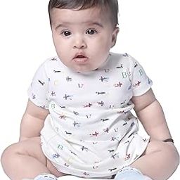 Cotton Classic Printed T-Shirt and Short Set for Baby Girls | Light White | 9-12 Months | KIDS13753-image-54