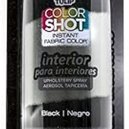 TULIP Color Shot Instant Fabric Color Interior Upholstery Spray - 8 oz - Black-28