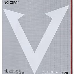 Xiom Vega Pro Table Tennis Rubber- (Max Thickness) (Black)-25