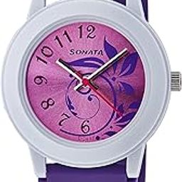 SF Quartz Analog Pink Dial Plastic Strap Watch for Women-NR8992PP03-picture-6