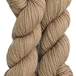 WOA Fashions Pastel Color Acrylic Wool, Wool Blend, 150 Gm Hand Knitting Yarn (Peanut Brown) (Hanks)-picture-28